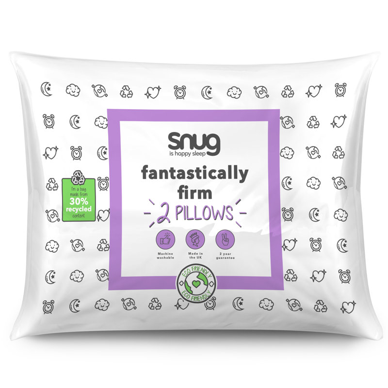 Snug Fantasctically Firm Pillows 2 Pack