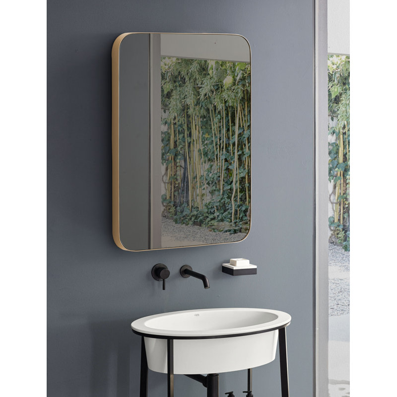 Dunstall Metal Mirror, Gold, 36" x 24"