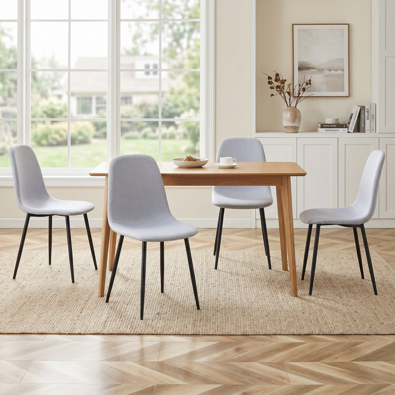 Boinotre 10'' H Upholstered Stacking Side Chair