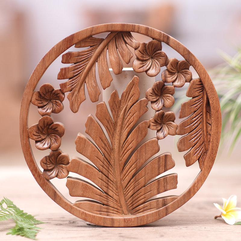 Handmade Traditional Wall Decor on Solid Wood