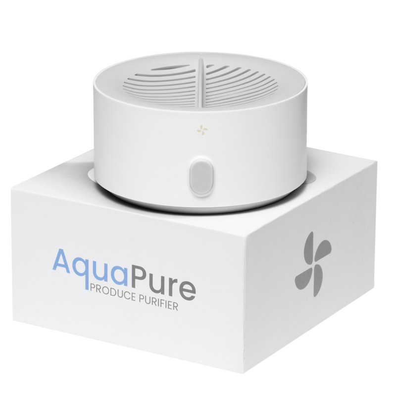 AquaPure - Fruit and Vegetable Washing Machine, USB-Rechargeable Produce Purifier 3.94 x 1.97 in