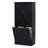 Bathroom Storage Cabinet With Two Laundry Baskets, Storage Cabinet With Doors And Drawer For Home, Black-404966993