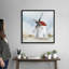 Reproduction d’art sur toile « Red Windmill II » par Isabelle Z-1348677767-1348677854