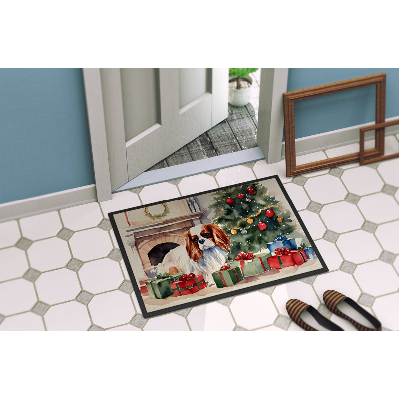 Tapis d'entrée antidérapant Jerone, L 18 po x L 27 po