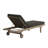 Saratoga Outdoor Teak Chaise Lounge Chair In Weathered Gray Flint-123103184