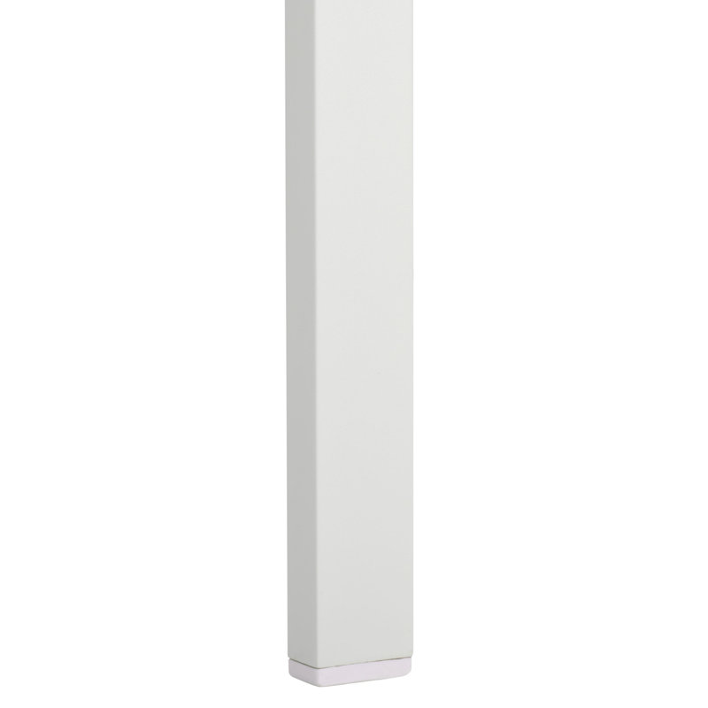 Fauteuil Dexter avec ensemble en teck 2, Blanc