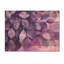 Auvent lilas avec feuilles de la forêt I - décoration murale en bois de feuilles - sur bois de pin naturel-1585659408