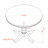 Jorgenson 4 - Person Faux Marble Top Pedestal Dining Set