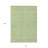 10' X 14' Artichoke Green Mint Green And Ivory Floral Washable Indoor Outdoor Area Rug