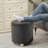 16"H Velvet Round  Storage Ottoman Footstool-751060843