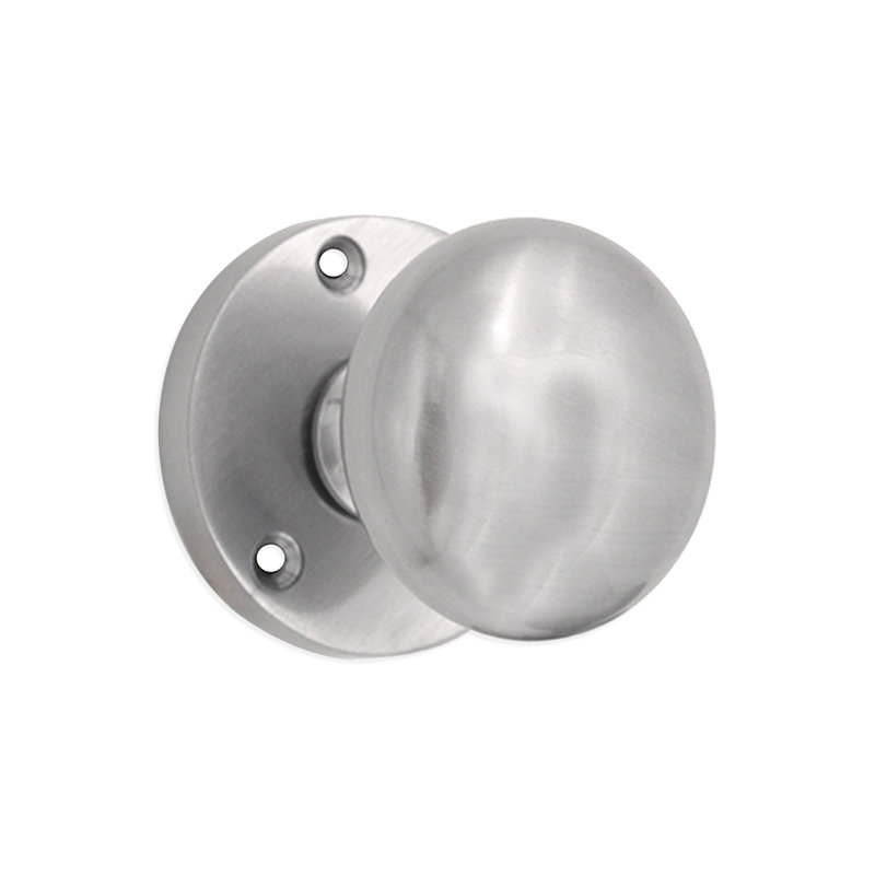 Victorian Door Knob, Satin Chrome