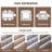 Boho Warm Brown Geometric Machine Washable Area Rug-116143140