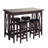 Drop Leaf Table W/ 4 Dining Stools