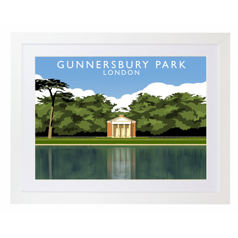 Richard O'Neil - Print, White Wood Frame, 44 cm H x 54 cm W x 2.2 cm D