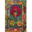 Tapis décoratif multicolore à motif paon sur le thème de la forêt-1978452146