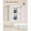 Bookcase, 6-Tier/7-Tier Bookshelf, Storage Shelving Unit, White Wooden Standing Shelf with Open Compartments, for Living Room, Home Office, Dinning Room, 24 × 60 × 181.4 cm, White -1044684190