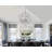 6 - Light Geometric Chandelier