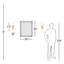 Applique murale articulée 1 lumière Ryland-544375237