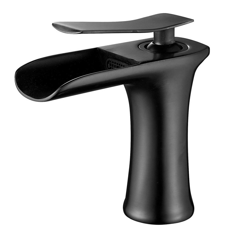 Single-handle Bathroom Faucet, Matte Black
