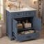Single Bathroom Vanity with Ceramic Top
