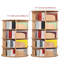 157 cm H x 44 cm W Solid Wood Corner Bookcase