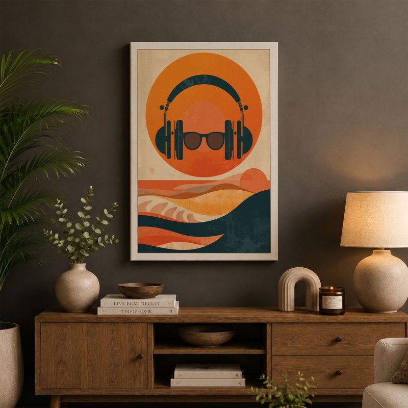 Print, 30x20 - 76.2 x 50.8 cm, Taupe Border