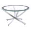 Ensemble de tables basses et de tables de bout modernes avec détails chromés-129884081