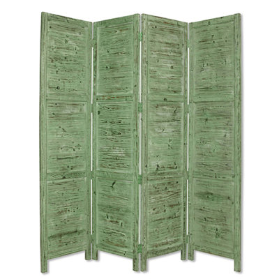 Cloison pliante en bois massif l 76 po x H 84 po