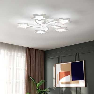 Acrylic LED Semi Flush Mount