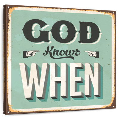Khylige God Knows When Typography