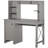 Farmhouse Computer Desk With Hutch And Cabinet, Ample Storage And Space-Saving Design For Home Office-744762273