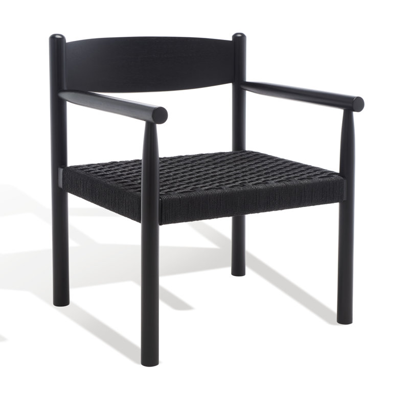 Fauteuil Lyydia de 24,75 po de largeur, Noir