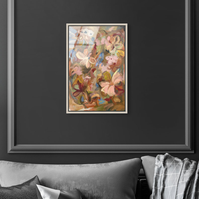 Moving Eden II Print by Oliver Gal, 16"H x 11"W, Silver Floater Frame