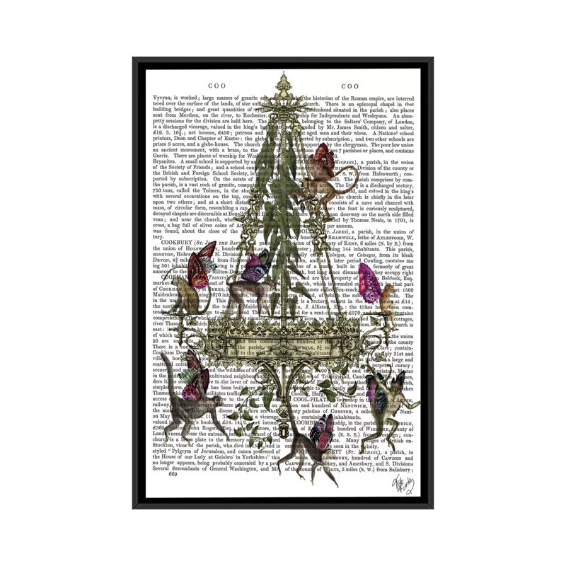 « singe lustre i », impression sur toile, H 26 po x l 18 po x P 1,5 po, Toile avec cadre noir, Pas de tapis