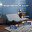 Structure de lit escamotable réglable très grand avec massage, Zero Gravity, USB, éclairage sous le lit, contrôle d'application, série E3100