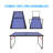 Foldable 4.5FT Table Tennis Table, Portable Ping Pong Table with MDF Playing Surface