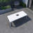 Amazonia Milky Extendable Outdoor Patio Aluminum And Resin Dining Set-111010393-111010396