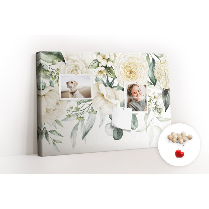 Wall Mounted bulletin board print wall art notice boards decorative corkboard Plants