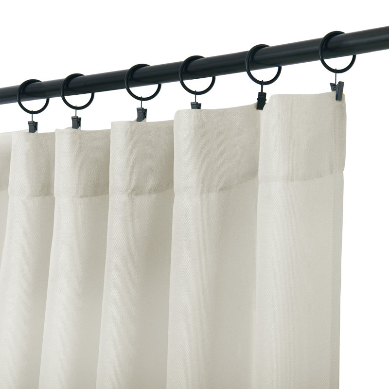 Hollon Blackout Curtain Single Panel, 52" W x 63" L, Birch