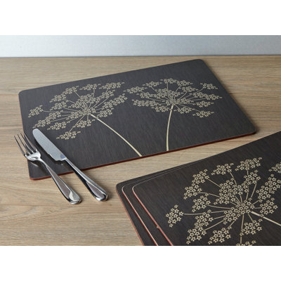 Silhouette  Abstract Rectangle Placemat
