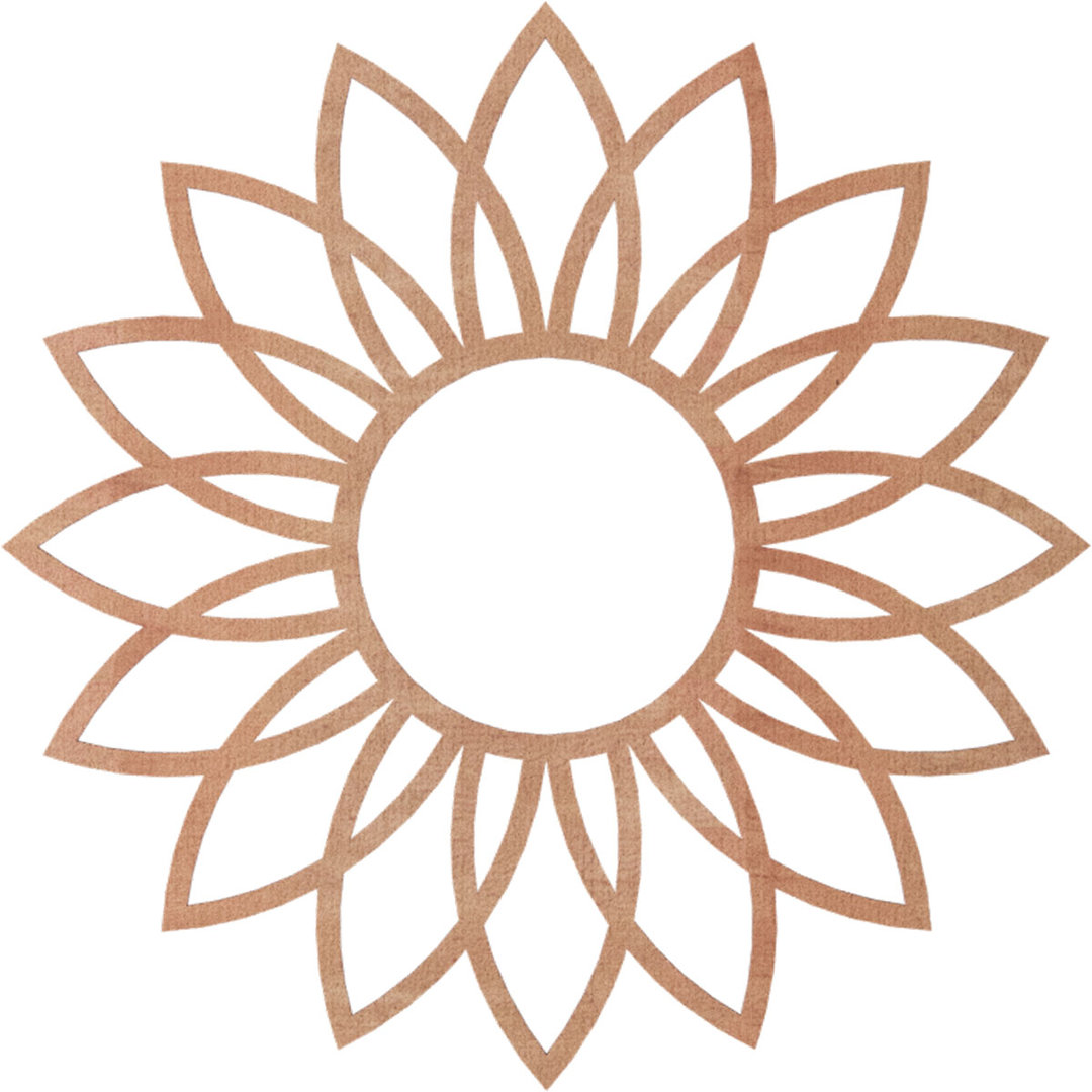 Daisy Wood Fretwork Pierced Ceiling Medallion Ekena Millwork 