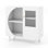 Kitchen Sideboard With Glasses Holder For Living Room Dining Room