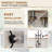 CASAINC Bridge Pull Down Touchless Sensor Kitchen Faucet with 2 Handles-93752758