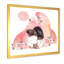 Silhouette féminine et bouquet floral - reproduction d'art sur toile moderne38675-66807908-66807912
