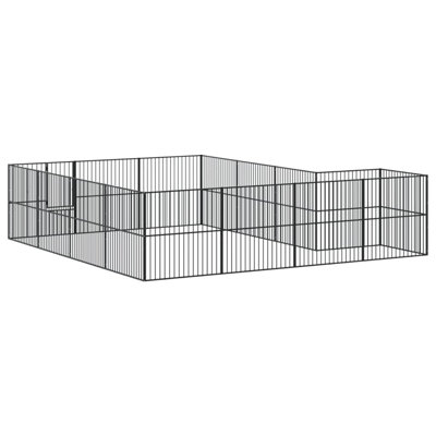 Roff 100cm H Galvanised Steel Exercise Pen