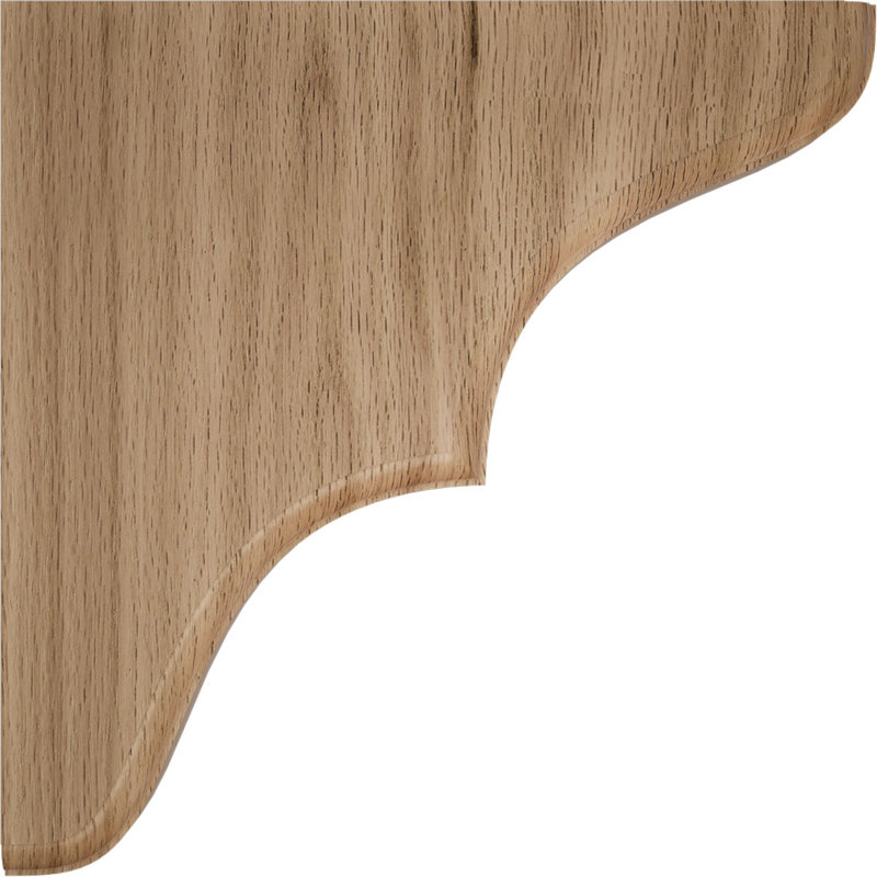 Support en bois Stratford, Chêne rouge, H 7,5 po x l 1,75 po x P 7,5 po