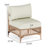 2-piece Premium Wicker Patio Armless Chairs-2029385154-2029385152