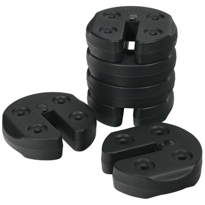 Gymax Black Plastic Weight