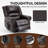 Power Lift Recliner Chair Heat Massage Dual Motor Infinite Position Up To 350 LBS, Faux Leather, Heavy Duty Motion Mechanism With USB Ports-1736116910