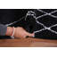 Tapis oriental noir marocain noir 5 x 8